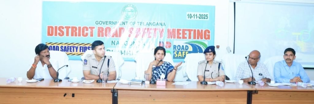 District Collector Ila Tripathi : నల్లగొండ జిల్లా కలెక్టర్ ఆదేశం, రో డ్డు భద్రతకై సమస్త శాఖలు సమ న్వయంతో వ్యక్తిగత శ్రద్ధ వహించా లి 