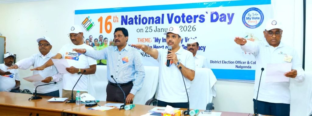 Nalgonda Collector Chandrashekhar : నల్లగొండ కలెక్టర్ చంద్రశేఖర్ ఉద్బోధ, ఓటుహక్కు శక్తివంతమైన ఆయుధo
