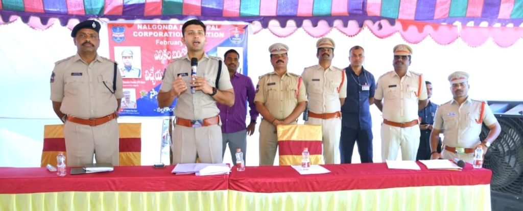 Nalgonda SP Sharath Chandra : నల్లగొండ ఎస్పీ శరత్ చంద్ర అల్టి మేటం, ఎన్నికల నిబంధనలు ఉ ల్లంఘిస్తే కఠిన చర్యలు తప్పవు