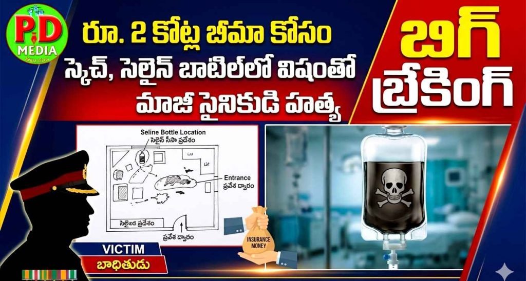 Exserviceman bruthalmurder wifeshand : బిగ్ బ్రేకింగ్, రూ. 2 కోట్లబీమా కోసం స్కెచ్, సెలైన్ బాటిల్‌లో విషం కలిపి మాజీ సైనికుడి హత్య