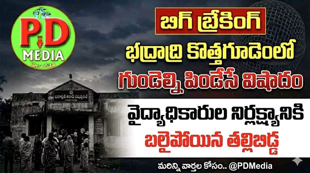 Tragic Deaths in Bhadradri Kothagudem : బిగ్ బ్రేకింగ్, భద్రాద్రి కొత్తగూడెంలో గుండెల్ని పిండేసే విషాదం, వైద్యా ధికారుల నిర్లక్ష్యానికి బలైపోయిన తల్లిబిడ్డ