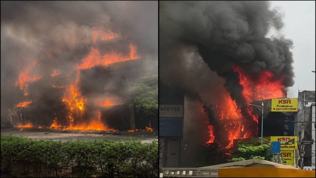Ameerpet Fire Accident: అమీర్‌పేటలో భారీ అగ్నిప్రమాదం.. ట్రాఫిక్‌కు తీవ్ర అంతరాయం