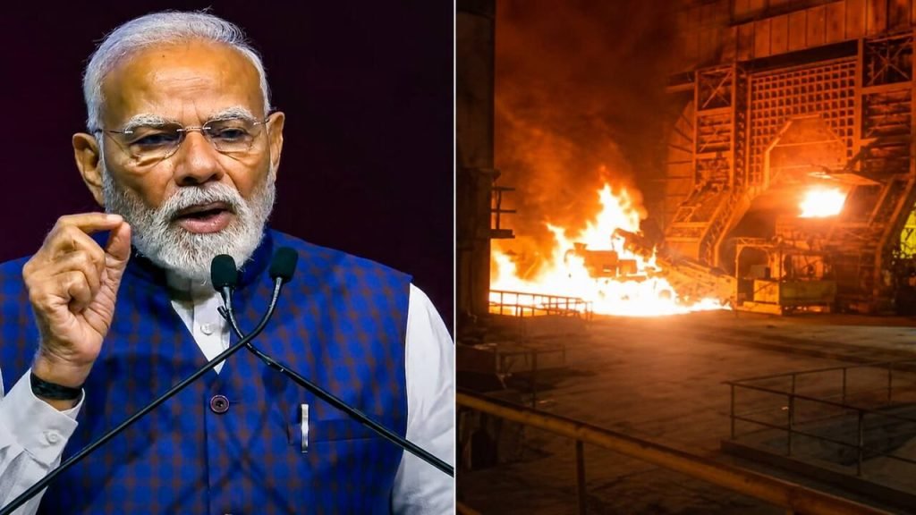 PM Modi Condoles Vizag Steel Plant Tragedy: విశాఖ స్టీల్ ప్లాంట్ ప్రమాదం బాధాకరం.. బాధితులకు అండగా ఉంటాం: ప్రధాని మోదీ