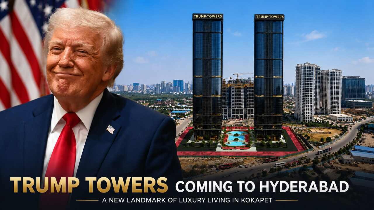 Trump Towers project approved in Hyderabad's Kokapet area, marking a major milestone in the city's luxury real estate and premium housing market.