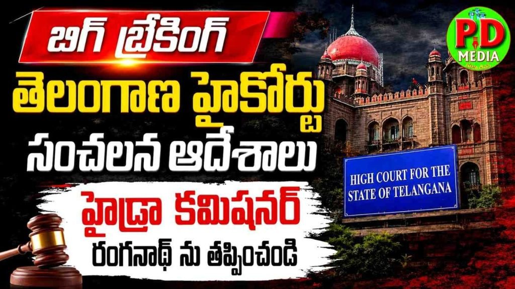 HYDRAA Commissioner Ranganath : బిగ్ బ్రేకింగ్, తెలంగాణ హైకోర్టు సంచలన ఆదేశాలు, హైడ్రా కమి షనర్ రంగనాథ్‌ ను తప్పించండి